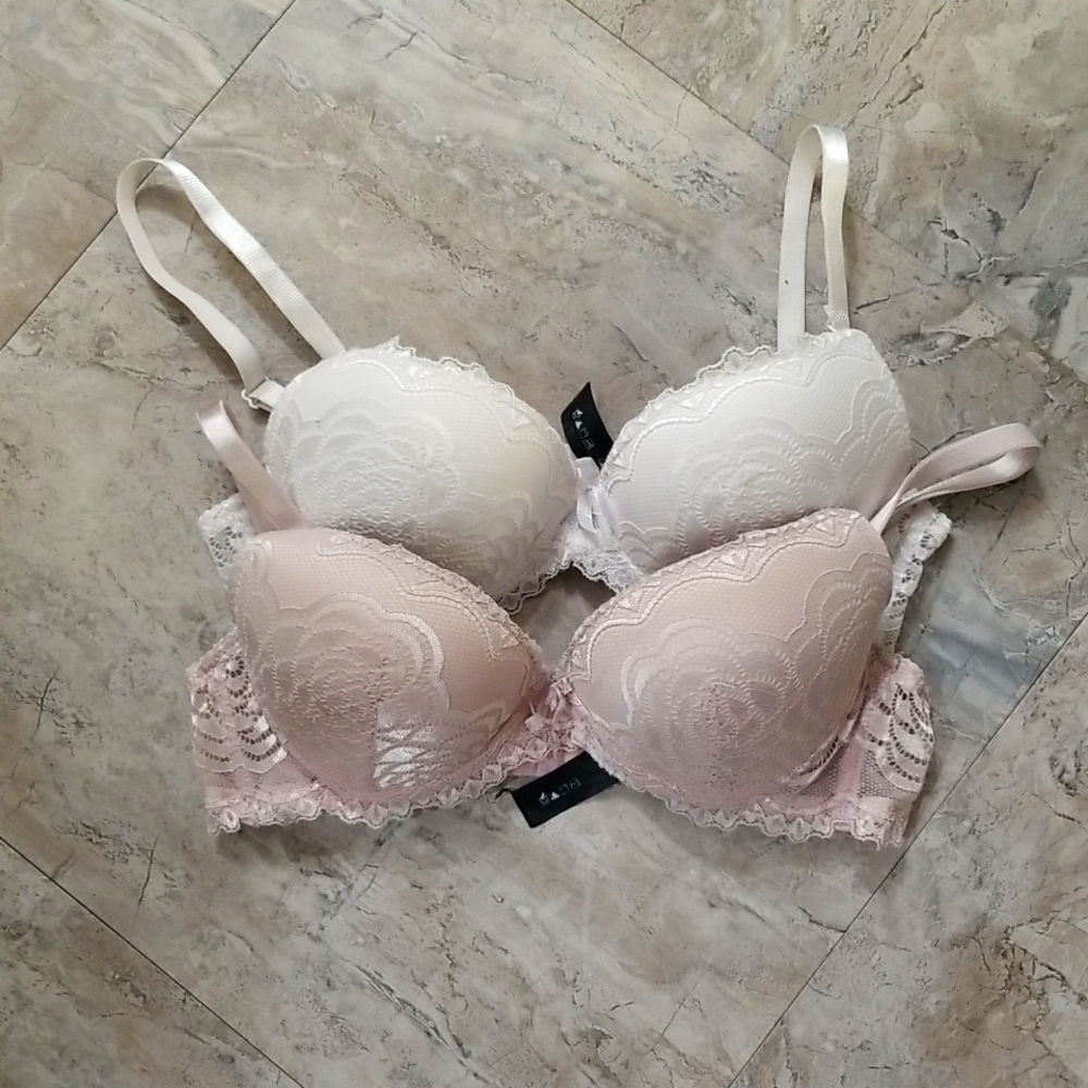 34B lace push up bras